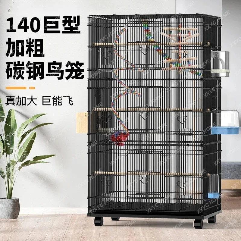 Parrot cage  oversized villa home breeding bird cage