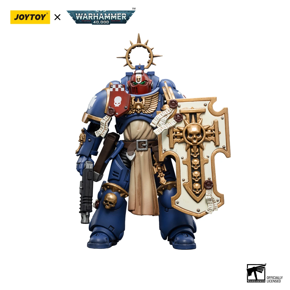 YTOY Warhammer Chain Action Figures, Bladeguard Anime Military Model, Ultramarines, 40K, 1/18, En Stock