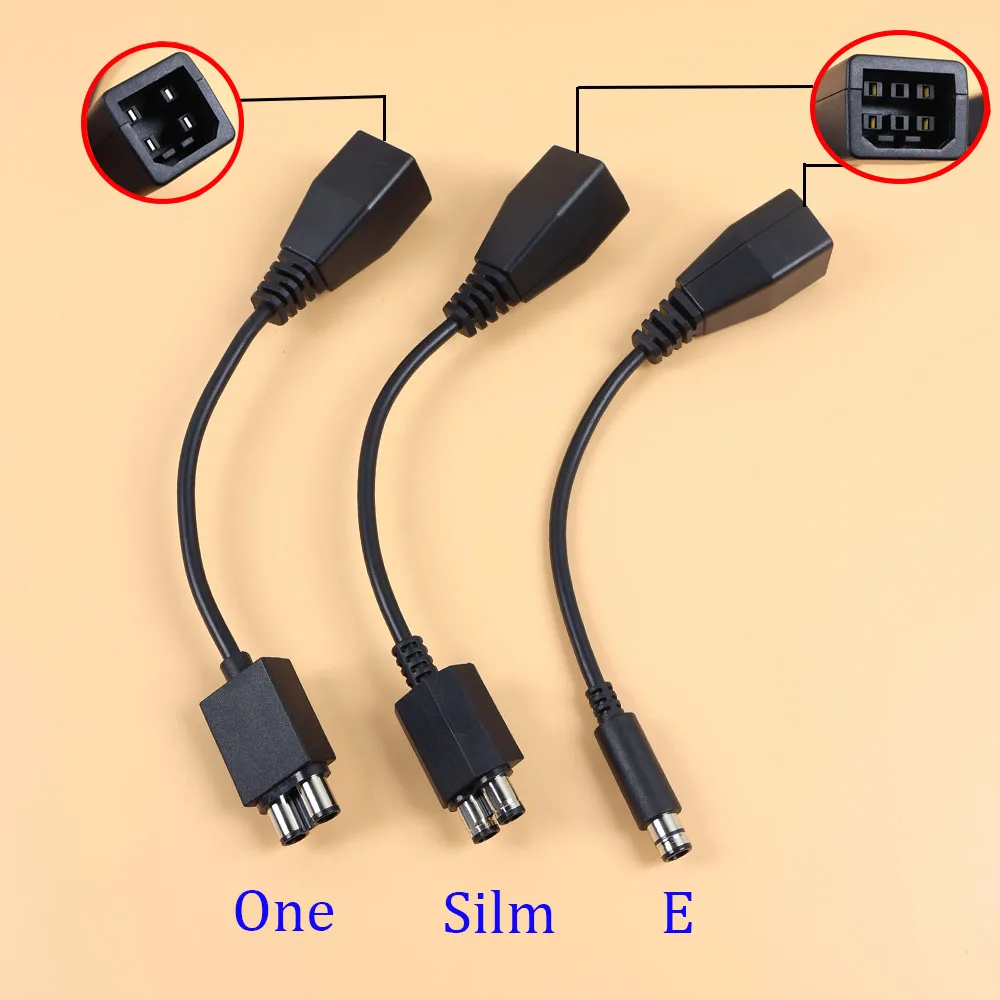 For Microsoft Xbox 360 To Xbox 360 Slim/XboxOne /XBOX360 E AC Adapter Power Supply Cable Transfer Cable Converter Cord