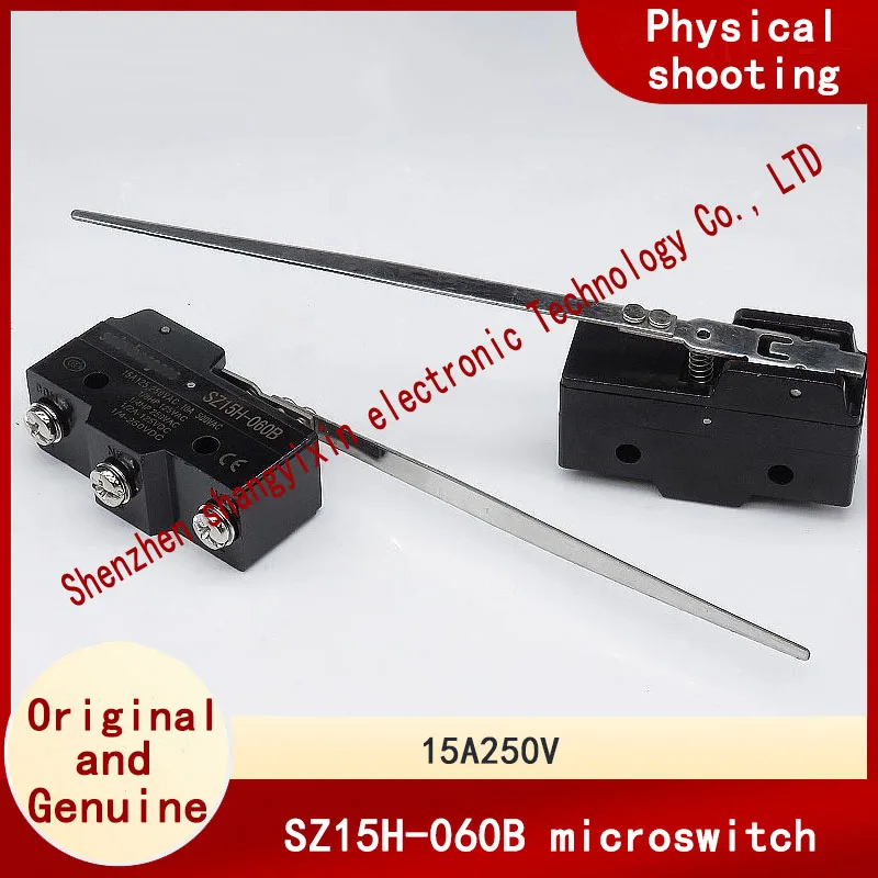 

Флюоресцентный микровыключатель с длинной ручкой, 130 мм, механическое оборудование, 3 контакта, 15 А, серебристая точка