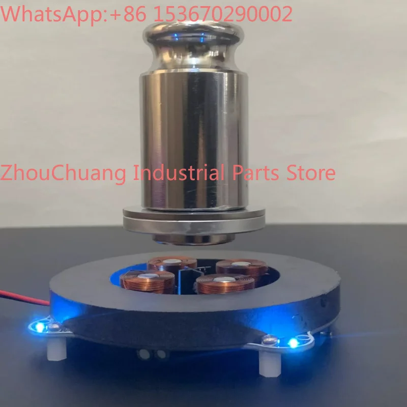 Magnetic Levitation Module with LED Light DIY Magnetic Core Kit Load Capacity 500g/1000g Magnetic Levitation Display Stand