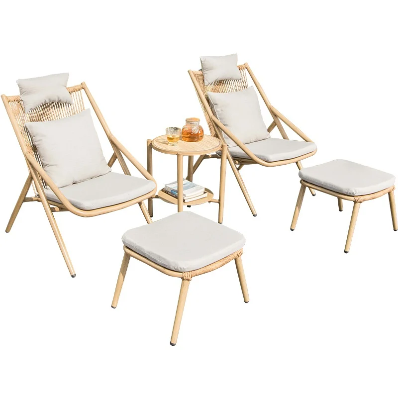 single terrace, semi-reclining chairs, leisure coffee tables, hand-woven rattan chairs, home back chairs, and float chairs