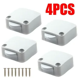 4pcs Self-resetting Normally Closed Switch Wardrobe Light Switch Cupboard Doors Sliding Doors Universal Control Switches