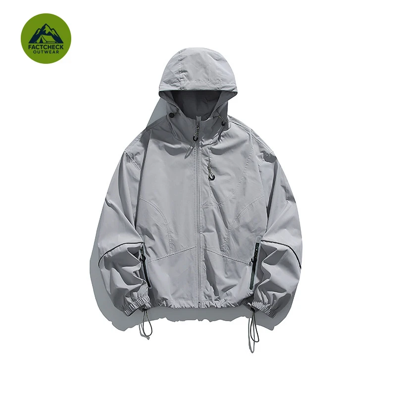 FACTCHECK Top Quality EU US Size Functional Outdoor Shell Jacket, Water Repellent Three-proof Design, Loose Cargo