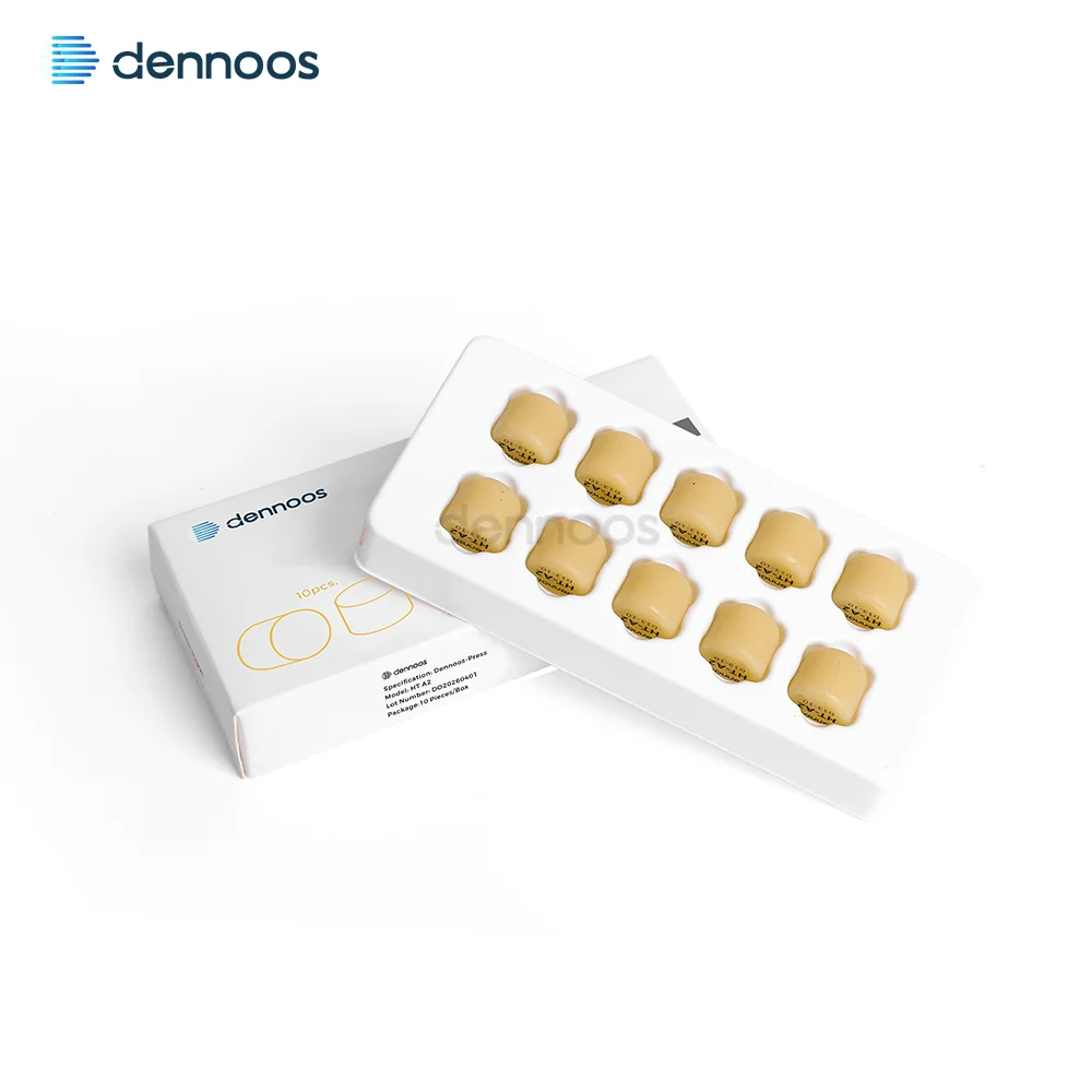 10 Stück Dental Lithium-Disilikat Presskeramikstücke 420Mpa HT/LT Glaskeramik Presskeramikstück Dental Labor Lithium-Disilikat Veneer Krone – Detail 10