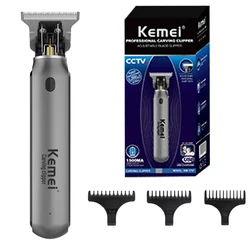 Original Kemei Powerful Hair Clipper For Men Cordless Professional Beard Hair Trimmer Haircut Machine Rechargeable