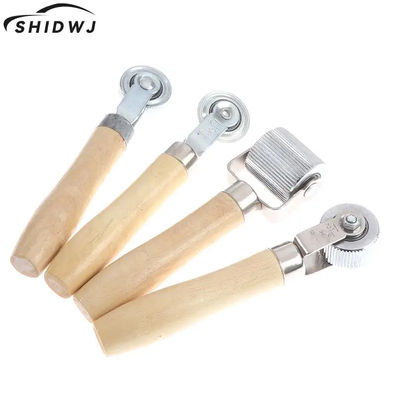 1pc Car Sound Deadening Roller Smooth Insulation Roller Metal Noise Deading Tool Metal Wood Color EasyToCarry Material Effective