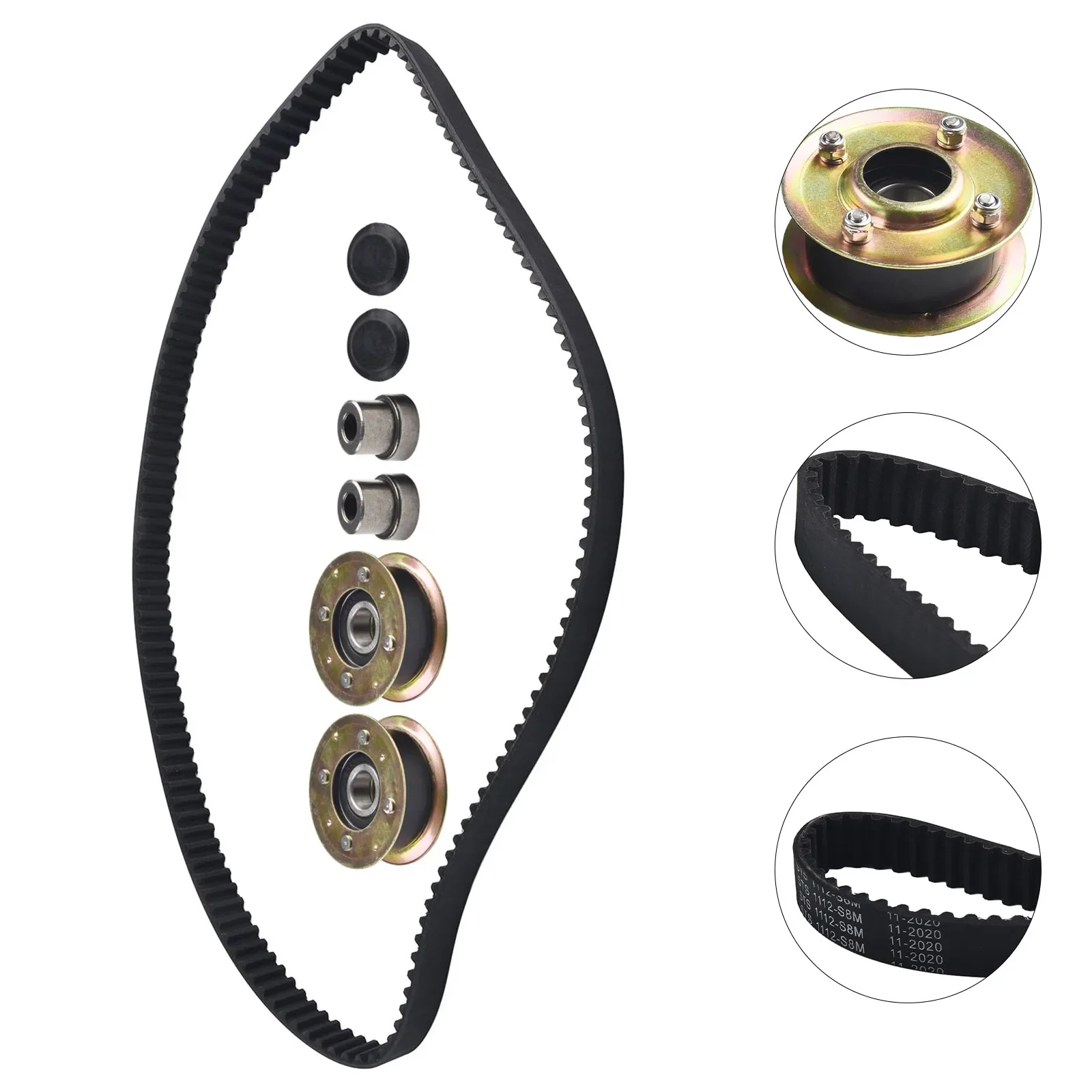 Idler Pulley and Belt Assembly Set For for 30 Lawnmowers Designed For for Efficient PerFor formance with TimeMasters