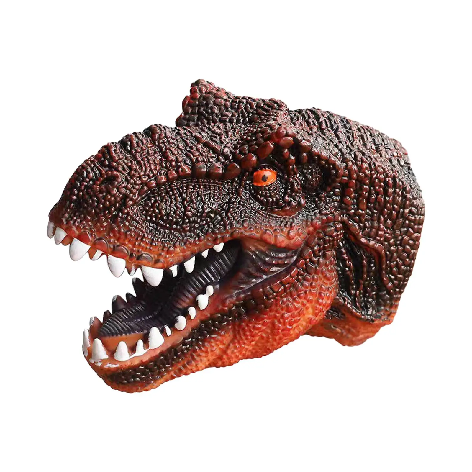 Dinosaur Hand Puppet Simulation Educational Learning Toy Role Play Toy Soft Animal Head Toys Hand Puppet for Boys Children Gifts