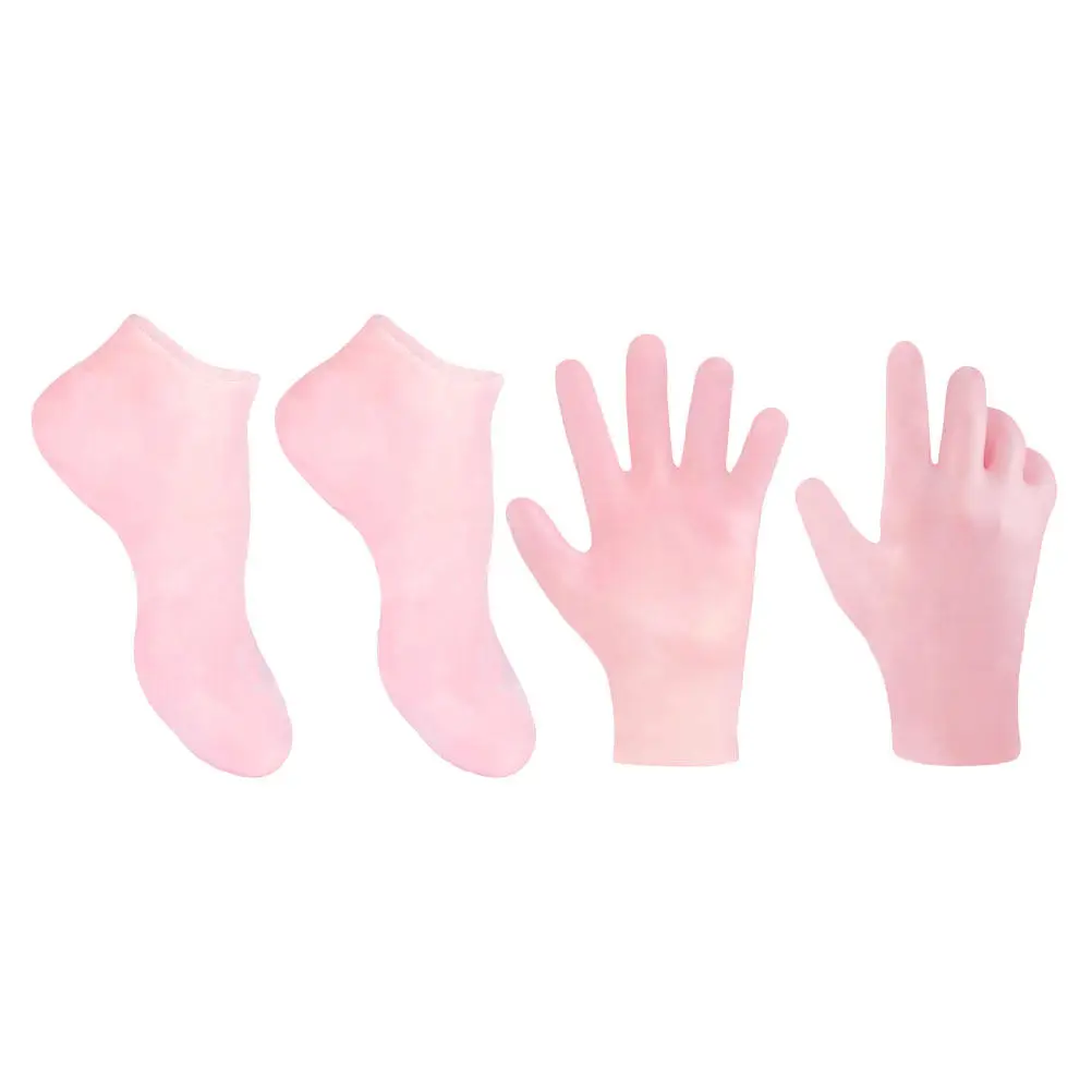 1Set Moisturizing Foot Socks Callus Remover Exfoliating Socks for Dry Cracked Feet Skin Repair Softening Smooth Feet Care view 5