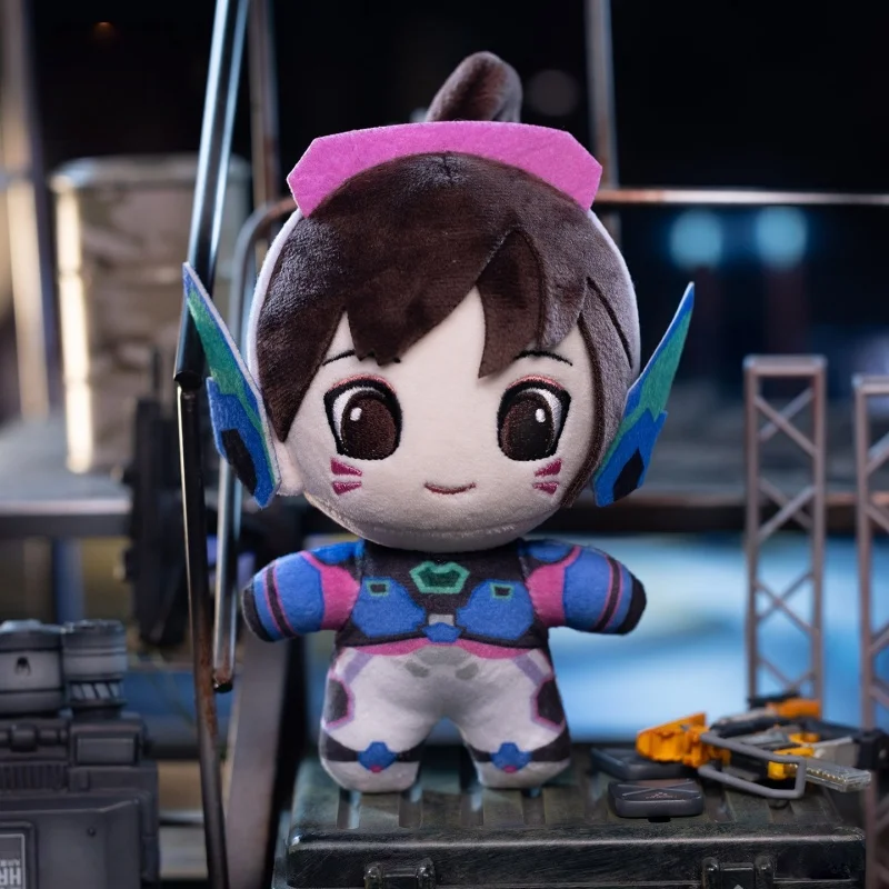 Blizzard Overwatch Anniversary Plush Keychain Kiriko Mercy Ana Plush Doll Pendant Charm Collectible Gift Series Ornaments view 2