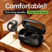 Acer Ohr555 Auriculares inalámbricos Bluetooth con diseño de clip para la oreja, reducción de ruido de alta definición Hifi, cómodos de llevar, adecuados para deportes, correr, fitness, compatibles con teléfonos móviles, tabletas y portátiles