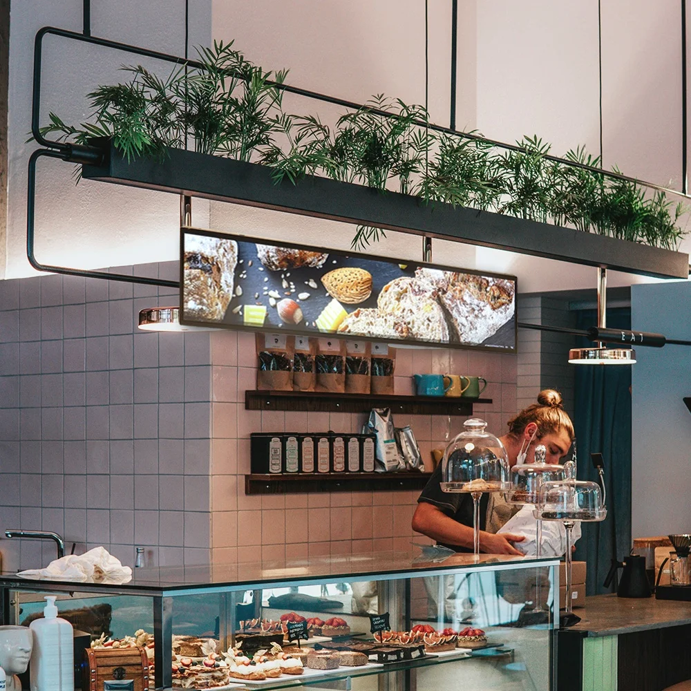 

29 Inch Android Customizable Stretched Lcd Advertising Display Screen For Supermarket