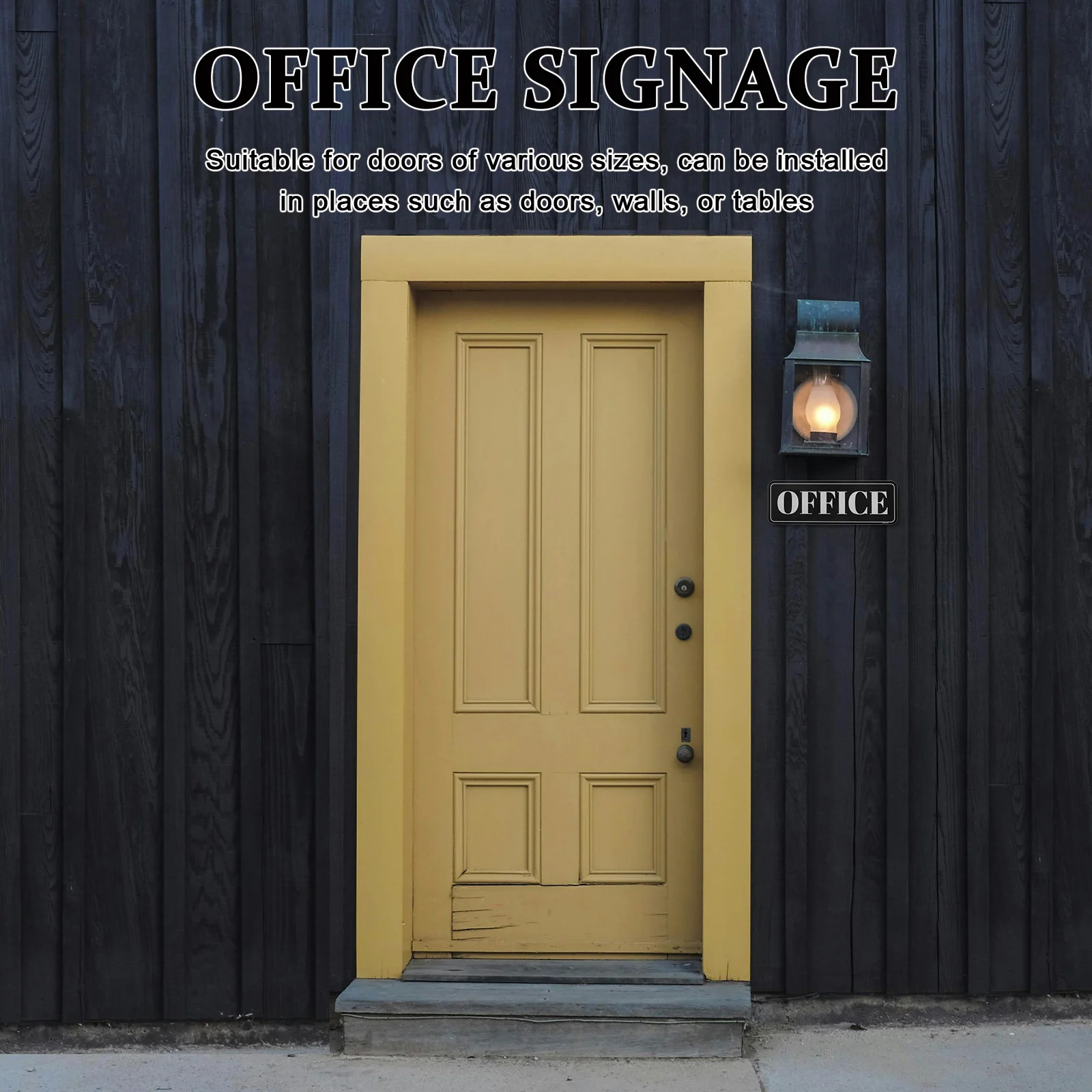 

Self Adhesive Office Sign Sticker Acrylic Door Wall Desk No Soliciting Business Entrance Conference Room Decor Busy Meeting