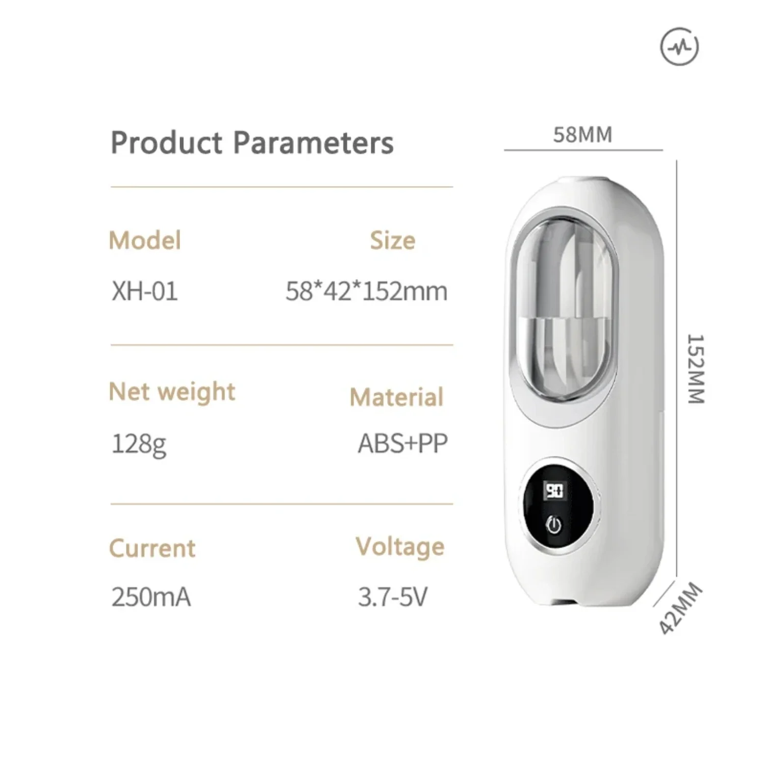 Modern USB Powered Wall-Mounted Perfume Mist Maker with 4 Aromatherapy Modes - Stylish Contemporary LED Room Fragrance Machine