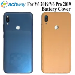 New For Huawei Y6 2019 Y6 Pro 2019 Y6Prime 2019 Back Battery Cover Rear Housing Battery Cover