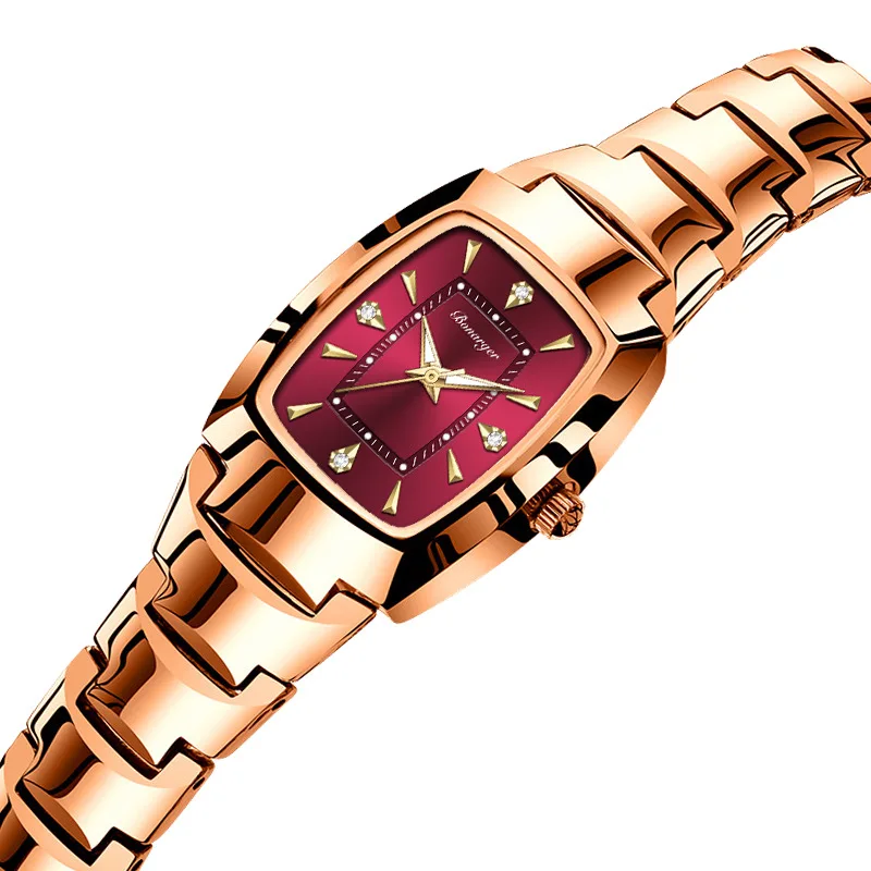 

Женские часы, женские водонепроницаемые простые темпераментные женские часы, студенческие маленькие кварцевые часы с маленьким циферблатом, маленькие квадратные часы