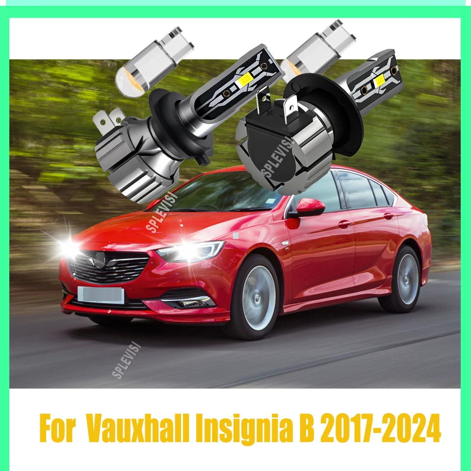 

H7 CSP LED 75W White Headlight Bulbs - Offers Superior Longevity & Performance For Vauxhall Insignia B 2017 2018 2019 2020-2024