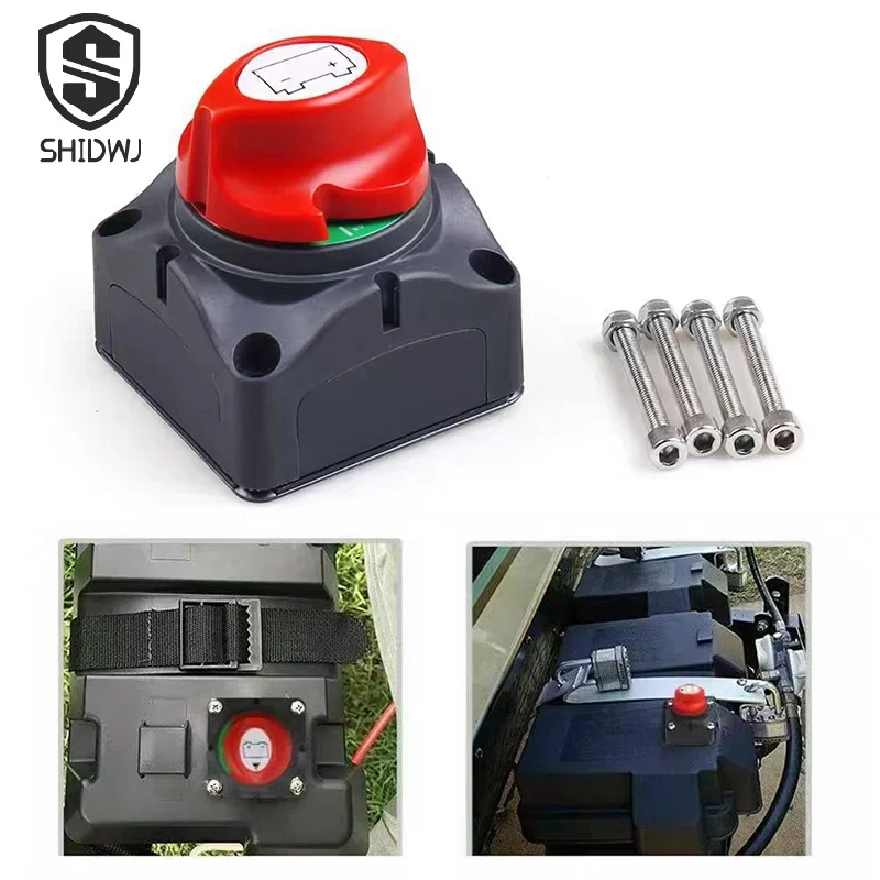 

Battery Connection Switch For Marine Boat Car Battery Disconnect Switch 48V 24V 12V Cut Off 2 Position 2 Pin M10 275A Wholesale