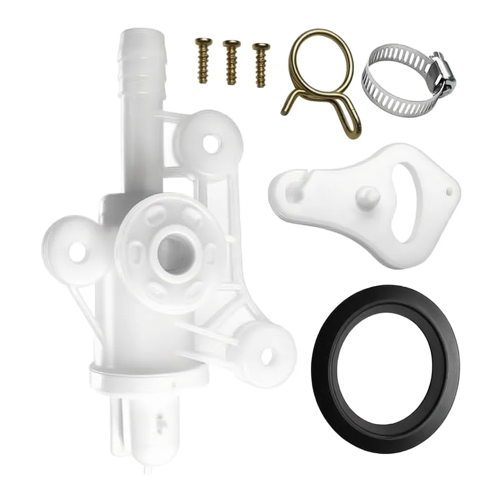 ABS Toilet Water Valve Replacement Kit For Thetford Aqua-Magic-Style-Lite RV-Camper Plumbing Comprehensive Repair Package