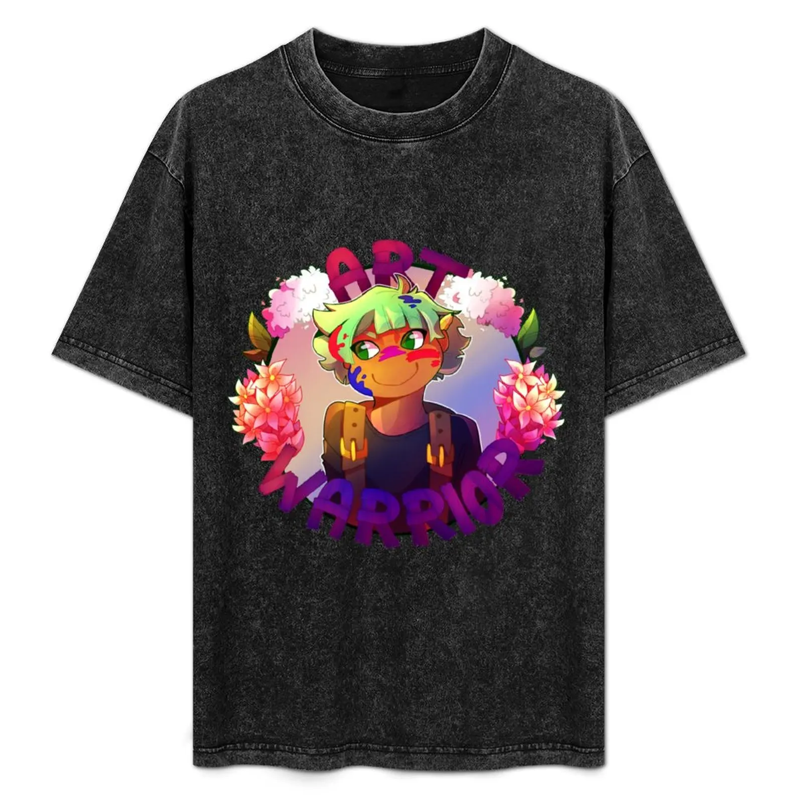 

Art Warrior T-Shirt Classic Graphic Short Sleeve Top