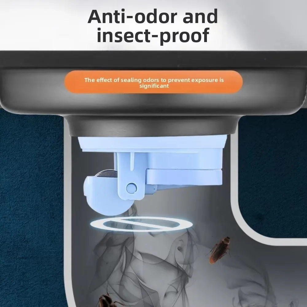 New Anti Odor Floor Drain Cover Insect Proof Strainer Hair Catcher Strainer Sink Drain Core Universal Application