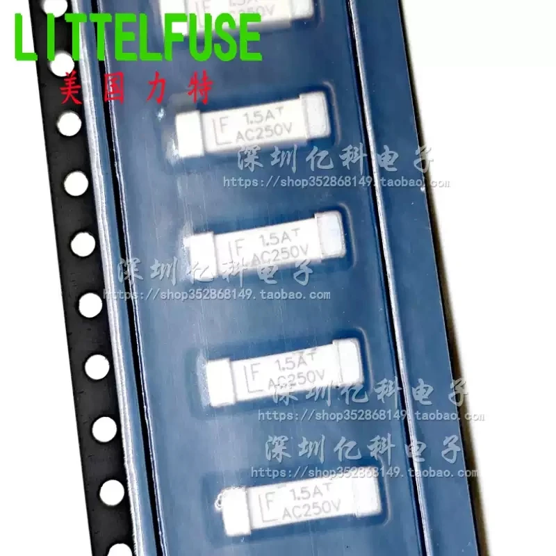 2pcs 044301.5DR Imported Littelfuse 3*10mm SMD Fuse LF 1.5AT AC250V Slow Blow 1.5A