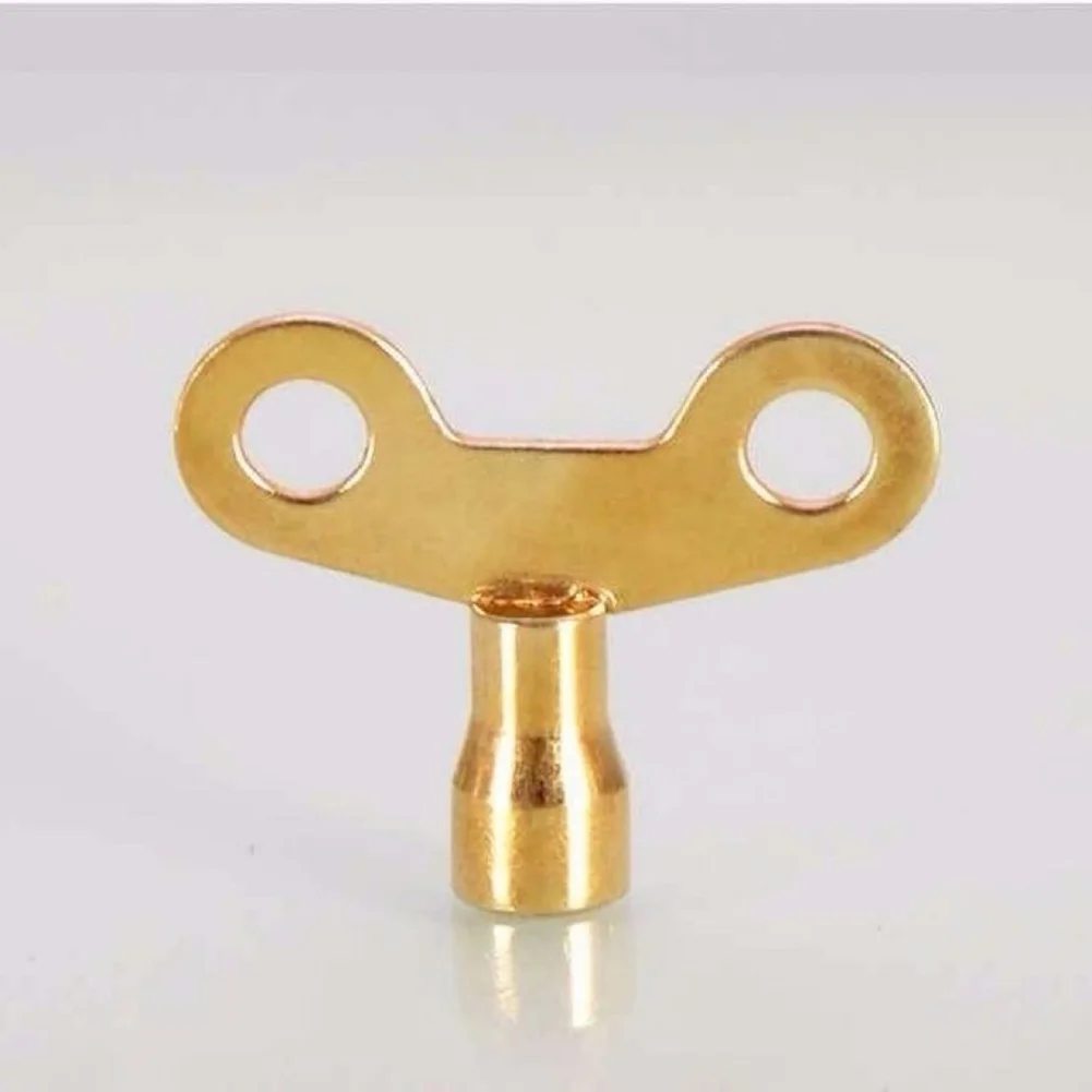 Home Fixtures Faucet Keys Home Exhaust Valve Faucet Key Gold Iron Quick Open Handle Radiator Pipe Valve Switch