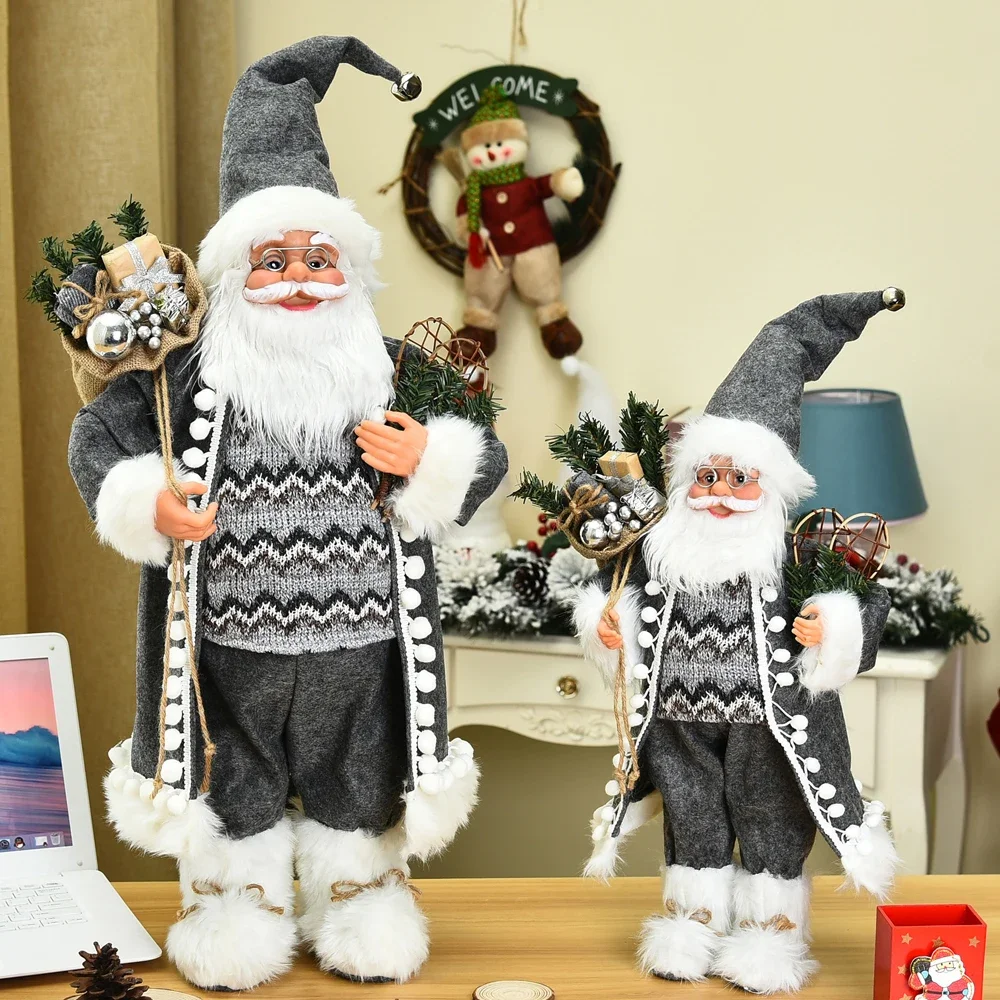 1pc Christmas decorations props Santa Claus Christmas table ornaments Christmas tree decorations