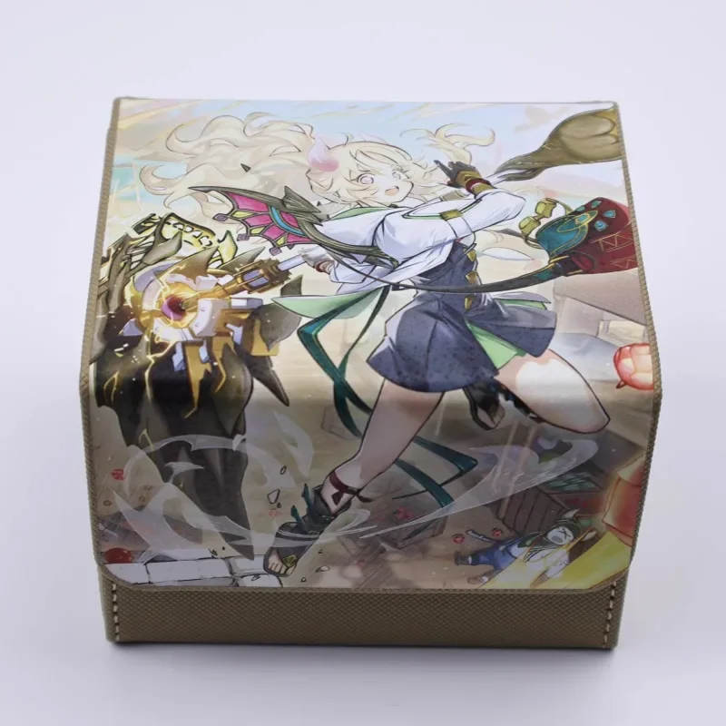 YuGiOh Incredible Ecclesia The Virtuous Self Made Leather Card Storage Box Center Card Anime Classics Game Collection Cards Toy