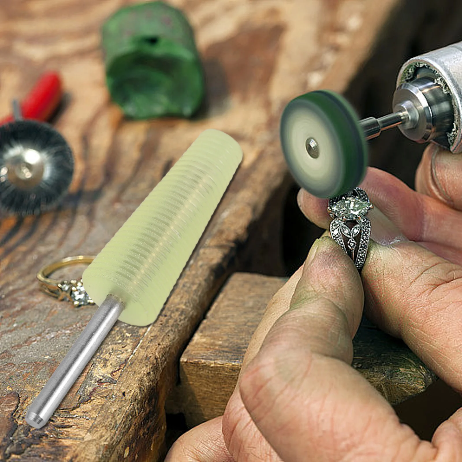 أداة تثبيت حلقة عصا تلميع المجوهرات، قوالب فعالة لتنعيم السطح، مقاسات واسعة النطاق، مادة موثوقة