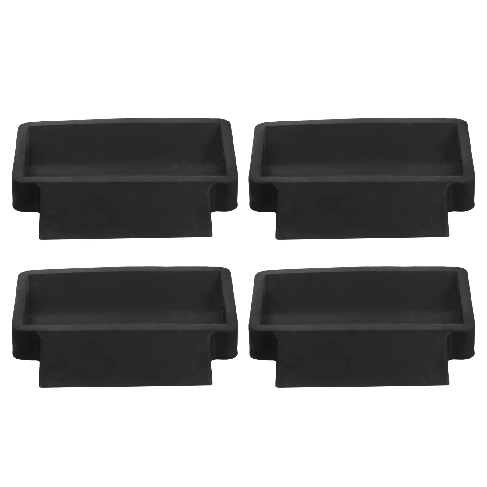 4Pcs Office Chair Wheel Stoppers Rubber Caster Cups Prevent Sliding Furniture Wheels Fixing Pads