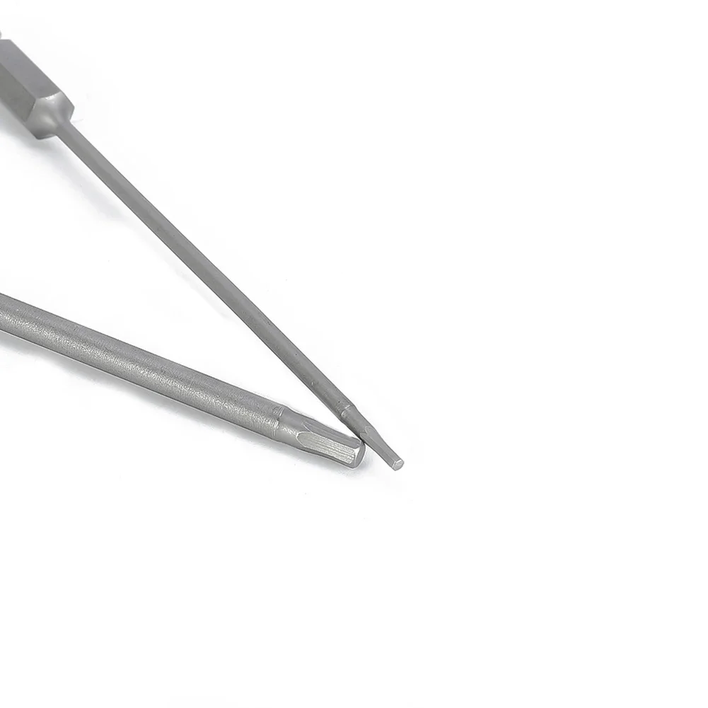 Hand Tools Screwdriver Bit For Cord/cordless Drills Hex Shank Quick Connection Screw Driver 1/4\" Hex Shank Silver