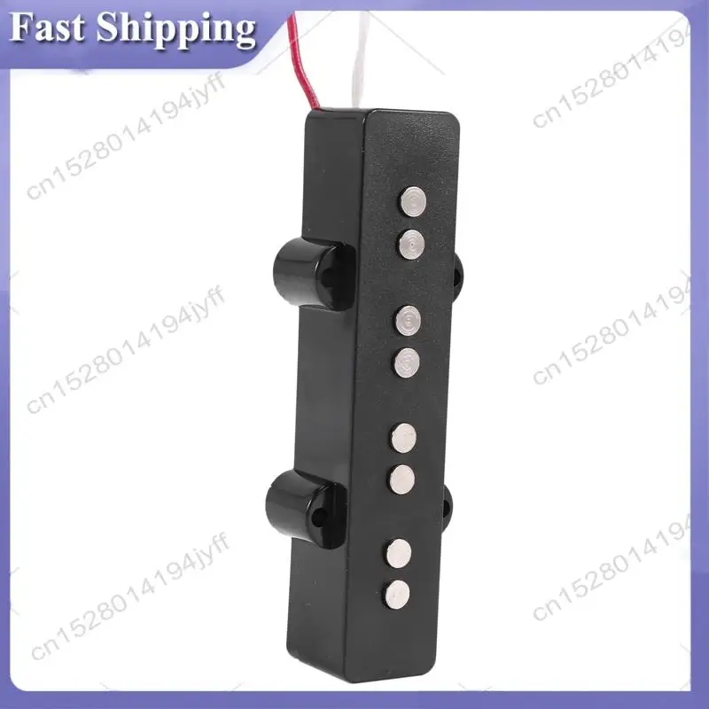 -ABDH 4X Pro Electric Bass Open Type Noiseless Bridge Pickup For 4 String Jazz Bass Jb Style,Black 95X18.3Mm - view 5