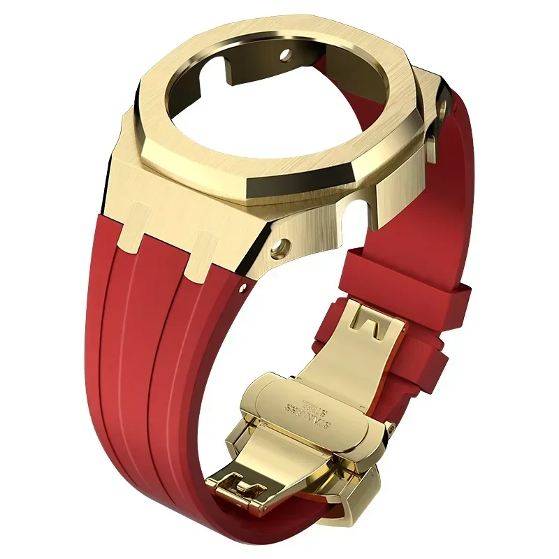Mod Kit GEN4 Gen5 GA2100 Metall-Lünette für G Shock Casioak Modifikation 4. Generation Gummi- und Stahl-Uhrengehäuse Armband GA-B2100 2110 – Detail 11