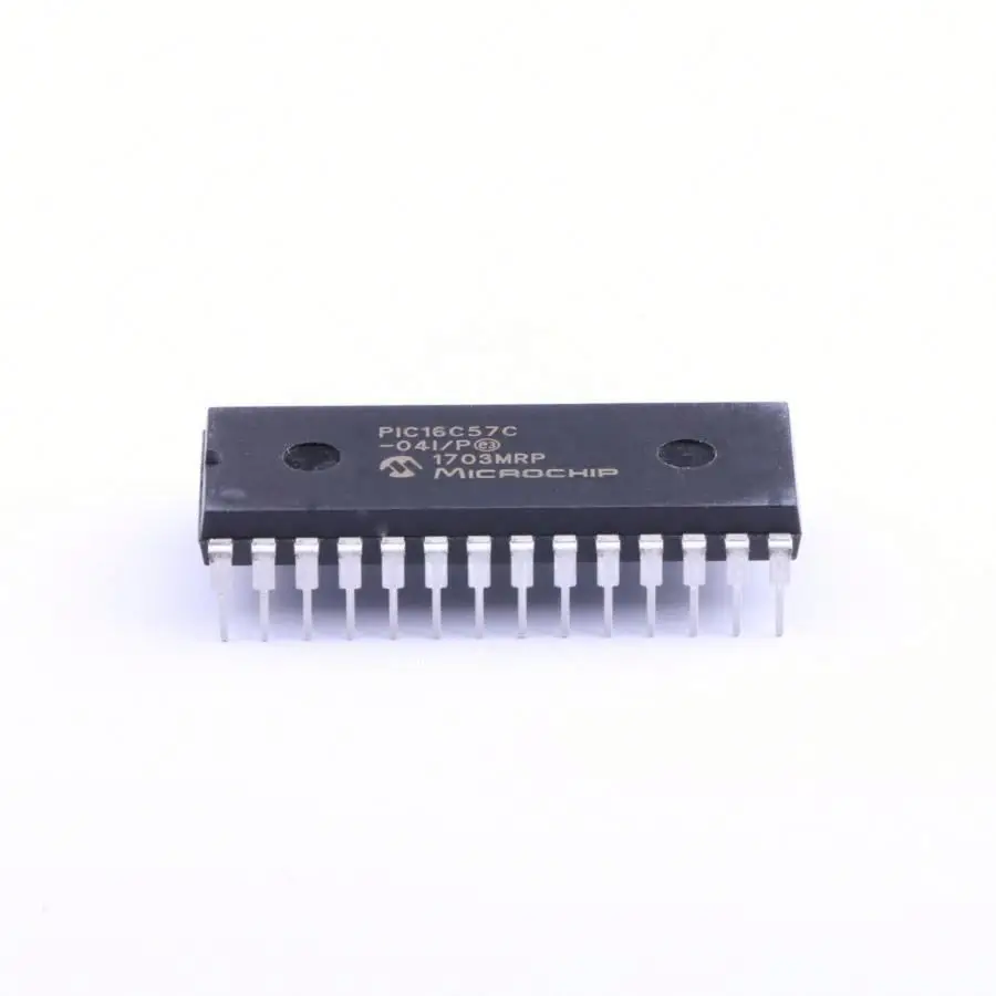 MCU 8-bit PIC RISC 3KB EPROM 3.3V/5V Automotive 28-Pin PDIP Tube  PIC16C57C-04I/P