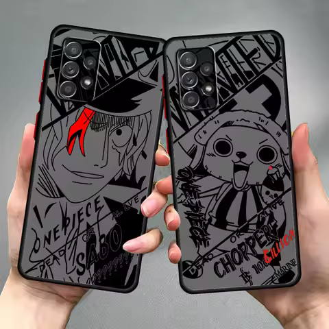 Cartoon Luffys Phone Case for Samsung Galaxy A22 A23 A25 A21s A24 4G A32 A35 A52 A52s A53 A54 A55 A71 A72 A73 5G Cover