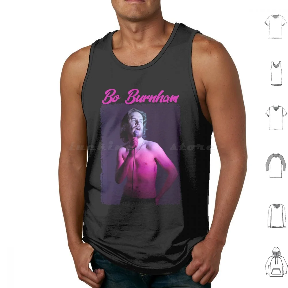 Bo Burham Artwork Tank Tops Print Cotton Bo Burham Burham Bo Burnham Make Happy Bo Burnham What Bo Burham Inside