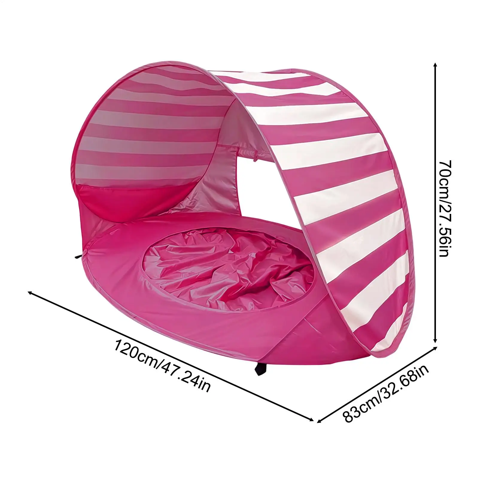 Beach Tent For Kids UV Protection Foldable With Mini Pool Outdoor Shade Tent For Vacation Traveling Camping Picnic Outdoor view 6