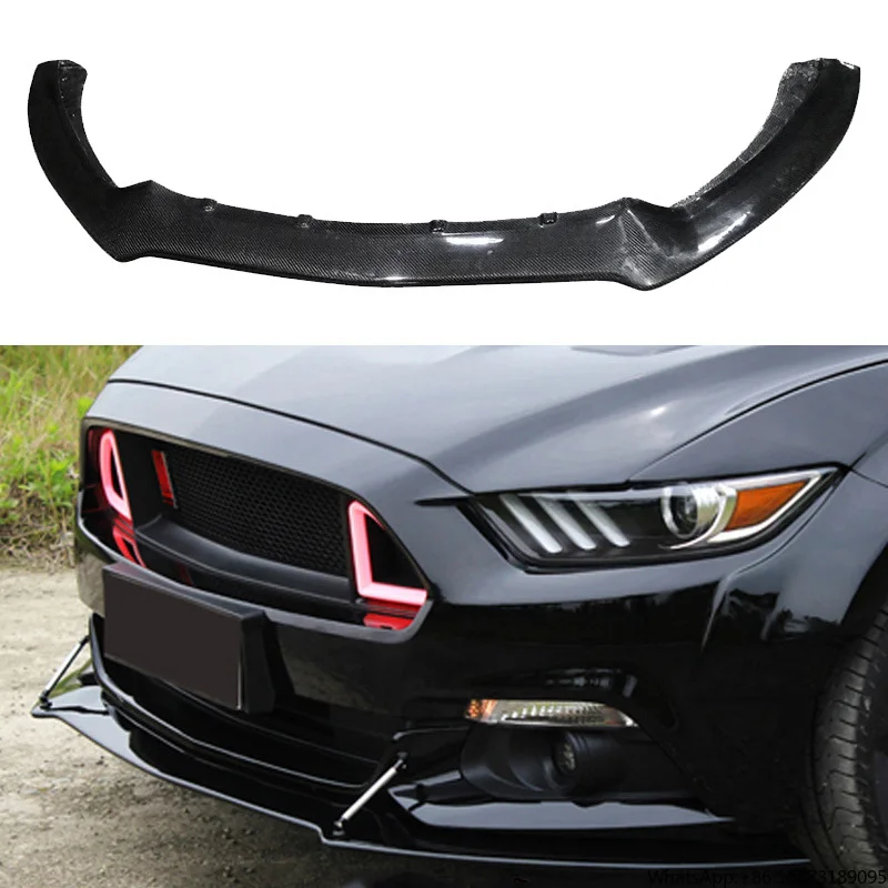 

Auto Body System Body Kit Carbon Fiber Fibre Front Bumper Splitter Lip Spoiler for Bodykit 2015-2017