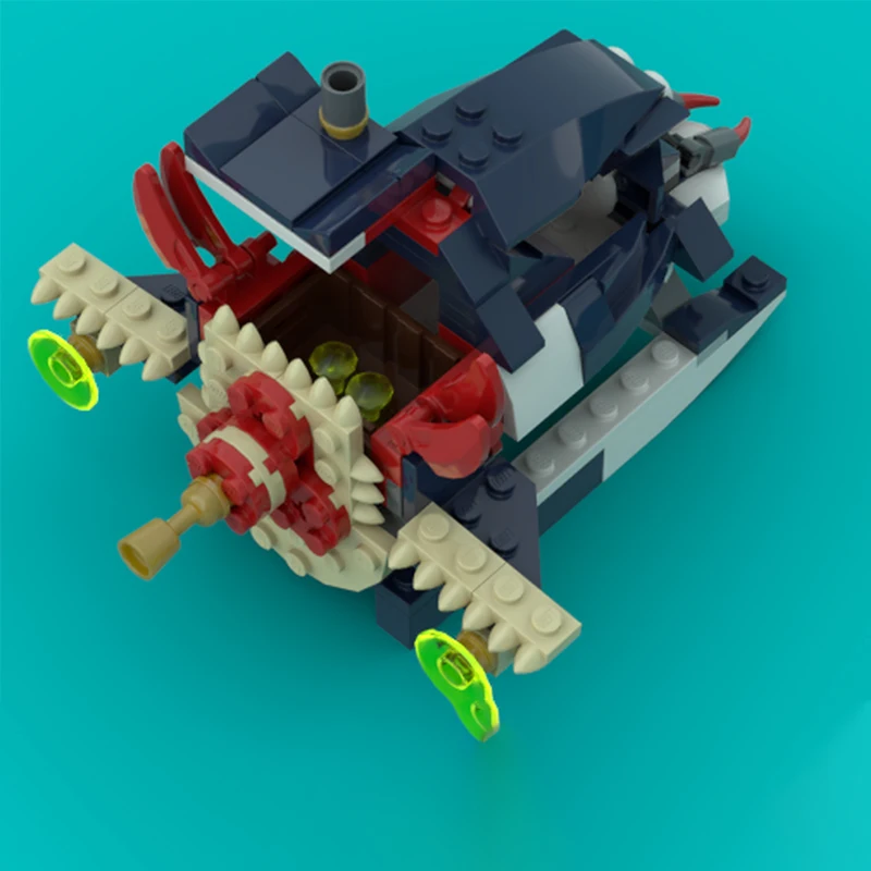 159pcs MOC Space Piratez Loot Hauler  Building Blocks Christmas Gift Spatial imagination development Creative Indoor Decoration