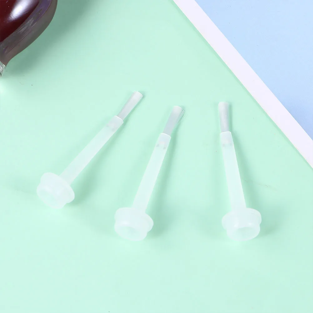 

50Pcs Manicure Brush Replacement Easy Clean Nail Polish Bottle Head Applicator for Professional Nail Art Supplies Set