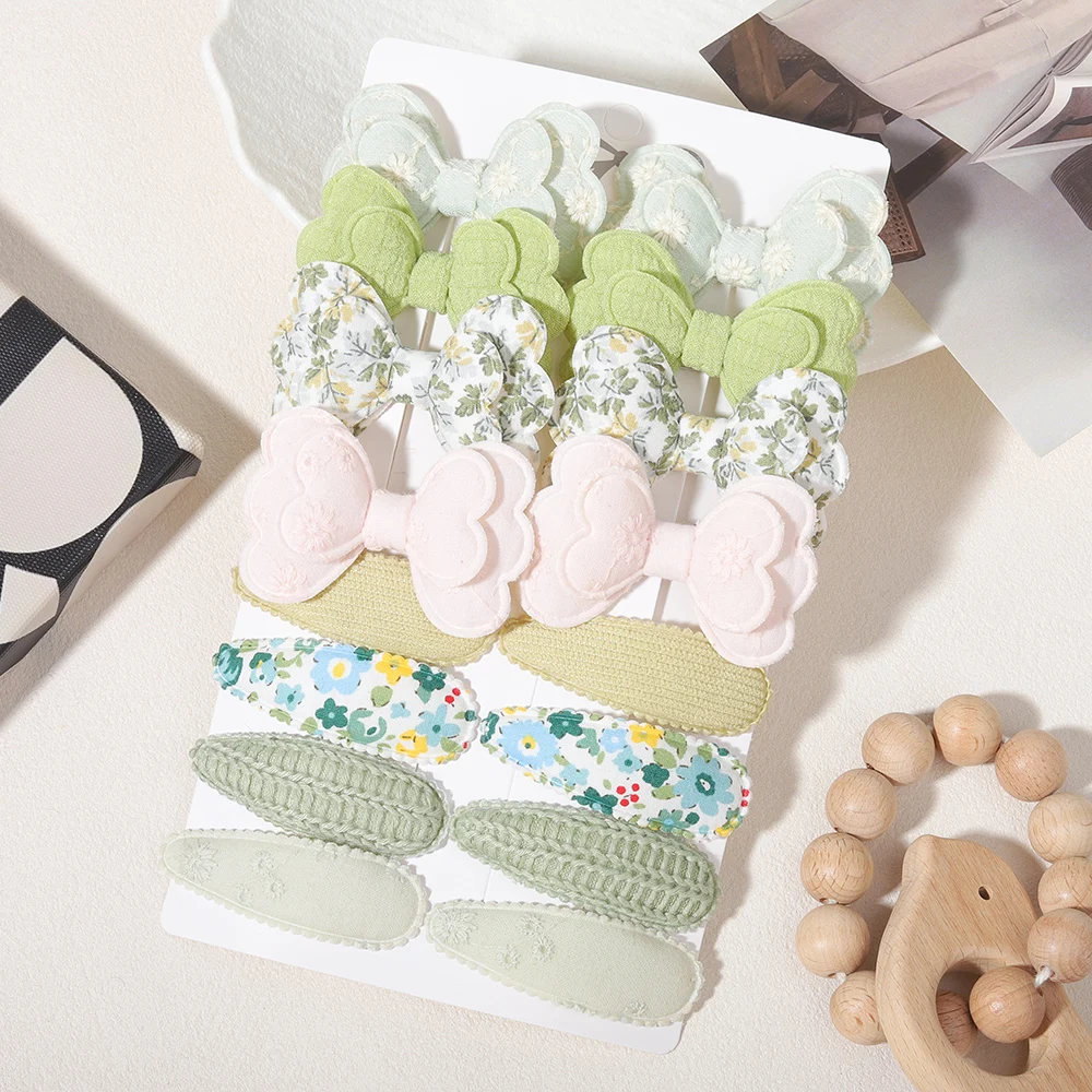 16 Stück/Set, süße Haarspangen mit Schleifenmuster und BB-Clips, Haaraccessoires, geeignet für Kinder, Babys und Mädchen, als Geschenk. – Detail 13