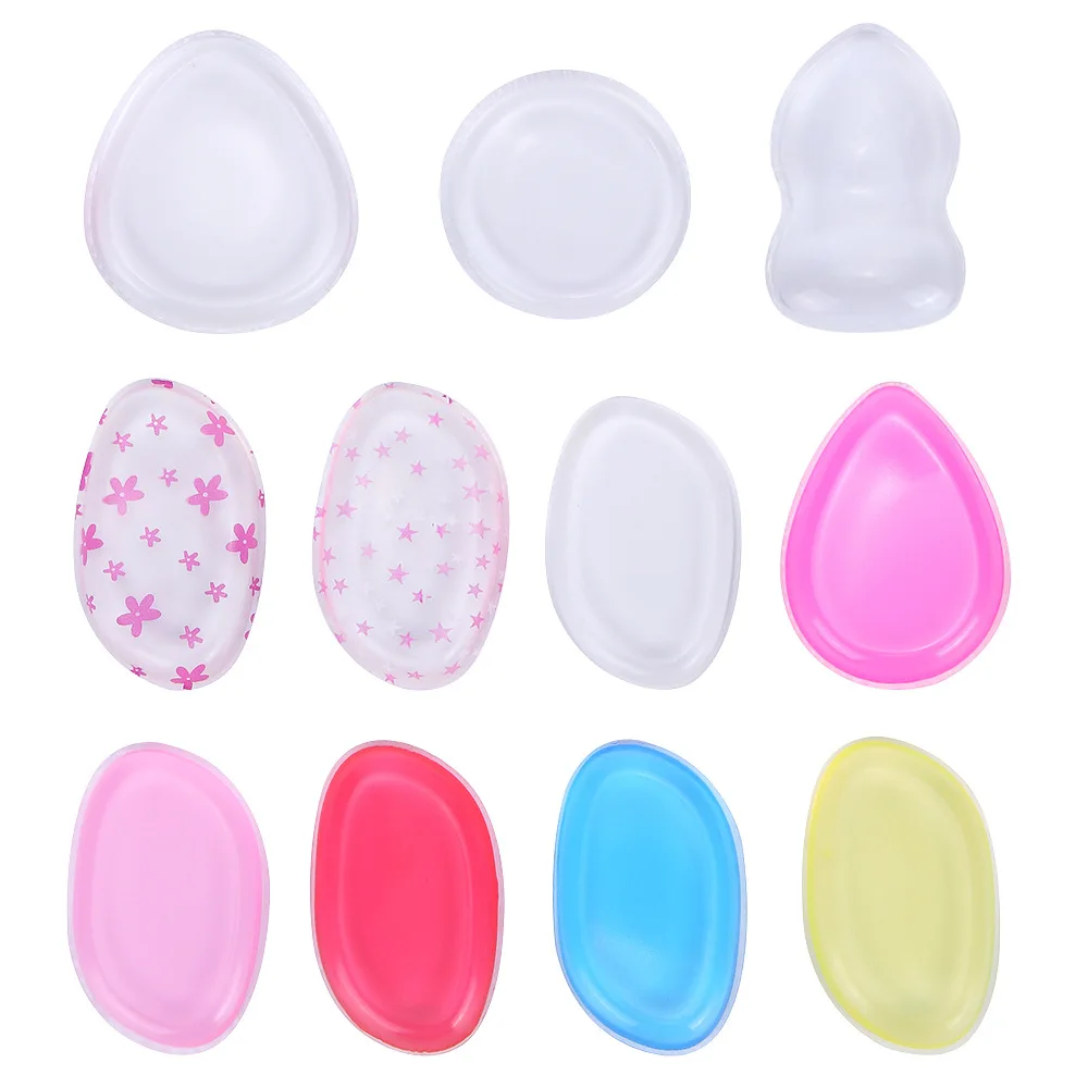 1 Pc Cosmetic Puff Silicone Powder Puffs Dry Wet Make Up Air Cushion Beauty Silicone Sponge Makeup Tools and Accessories