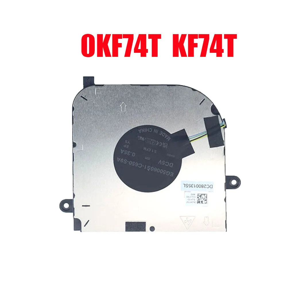 

Laptop CPU Fan For DELL For Latitude 5440 2023 For Precision 3480 0KF74T KF74T EG50060S1-C650-S9A DC2800135SL DC5V 0.35A