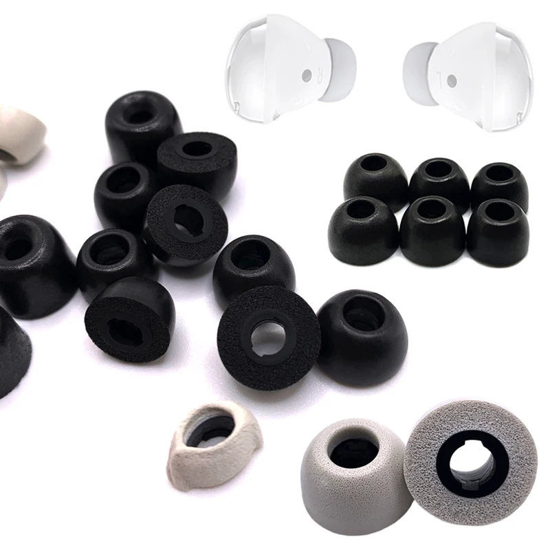 Embouts d'oreille en mousse à mémoire de forme pour Samsung Galaxy Buds Pro, écouteurs TWS, coussinets coordonnants, embouts de remplacement, 3 paires