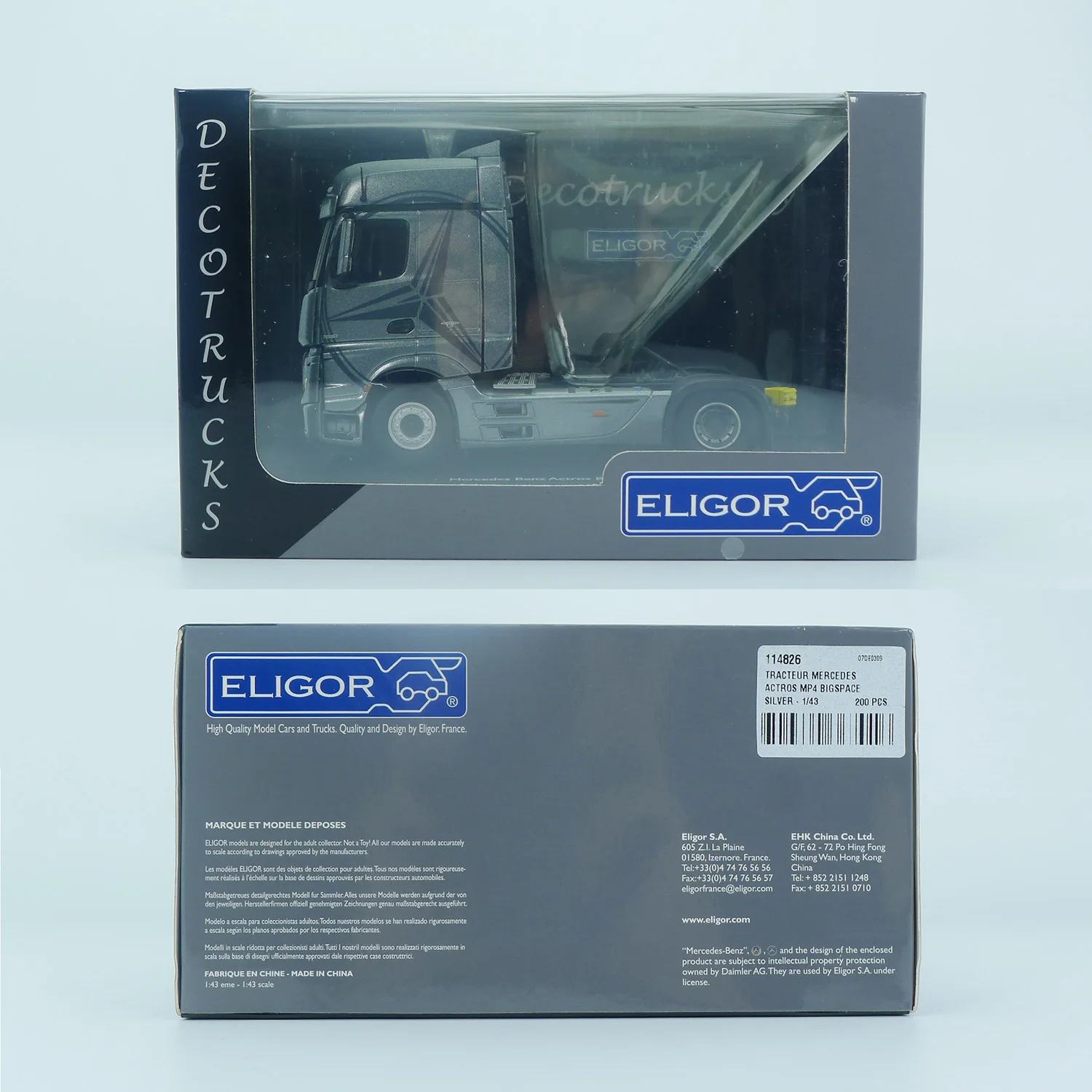 1-43 Eligor  trucks tractor models Iveco Benz Renault diecast