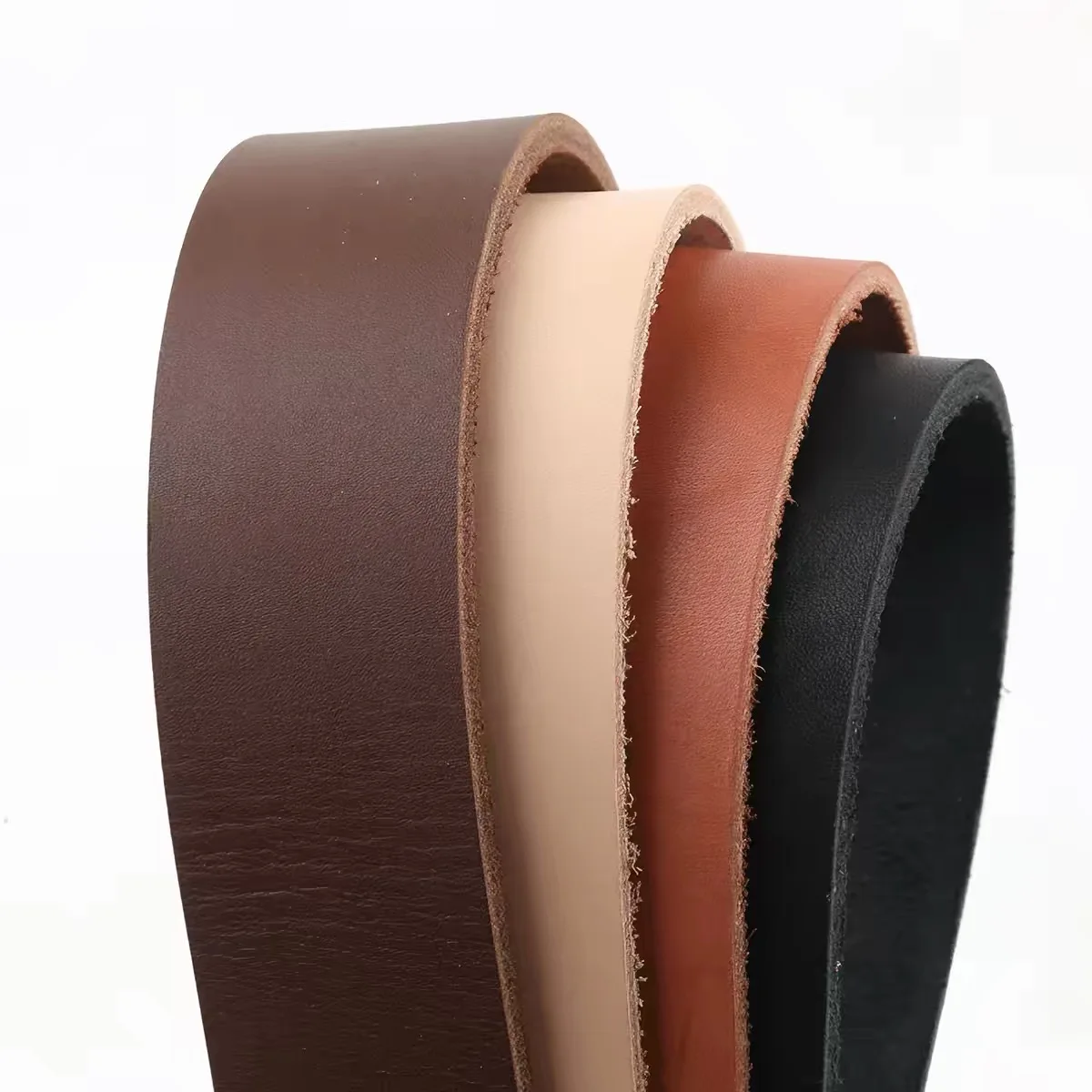 Bolso de cuero genuino de capa superior de vaca de 4 mm de grosor con correa para el hombro y cinturón de cintura, para cuchillo tipo swing knife