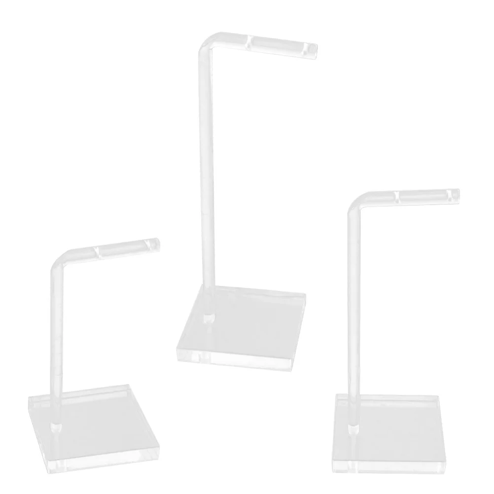 

3 шт., прозрачные акриловые подставки для сережек, 7 форм, органайзер для ювелирных изделий, стойка для серег, браслетов, колец, держатель для хранения, подставка