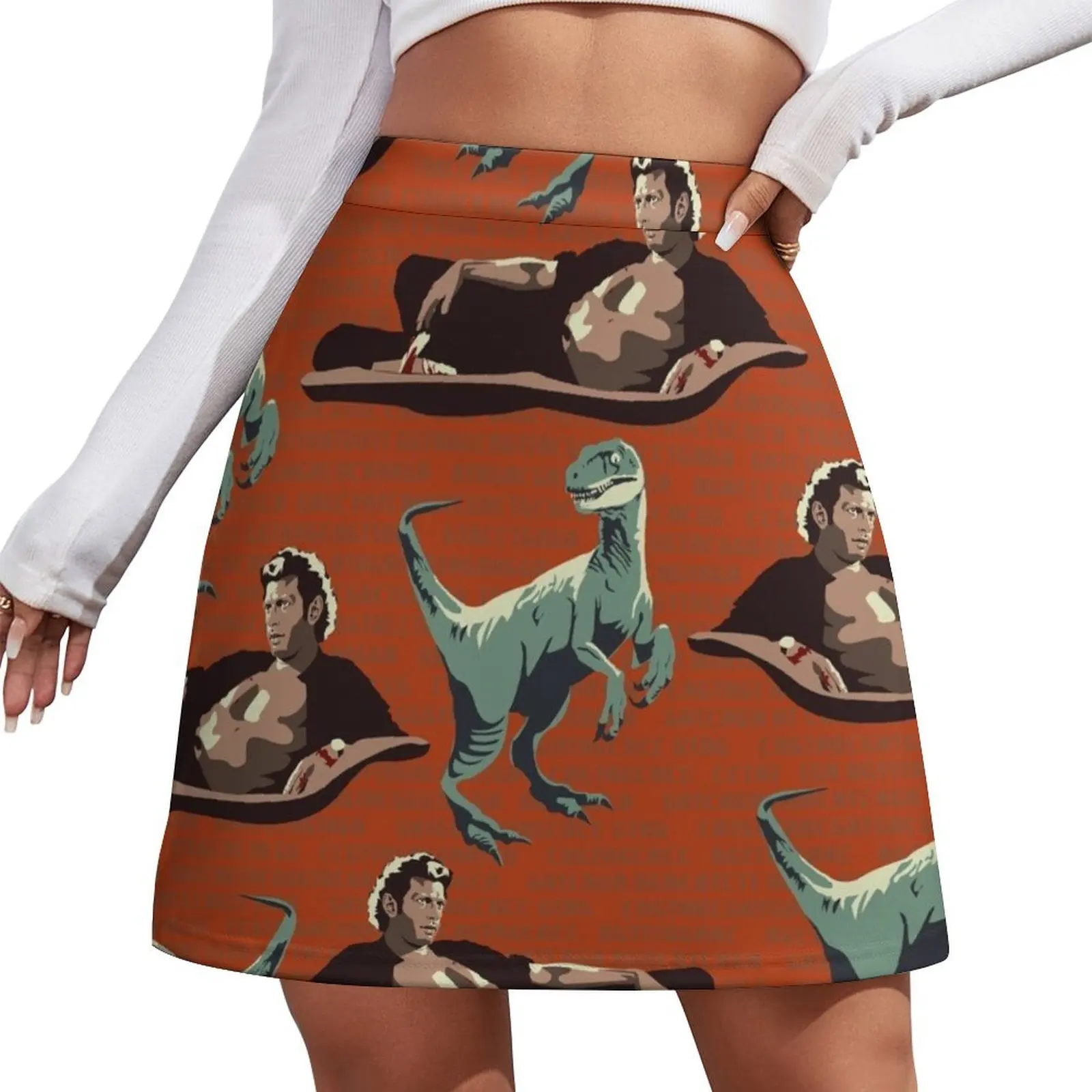 

Jurassic Geniuses Mini Skirt korean skirt korean summer clothes Women's summer dress Mini Skirt